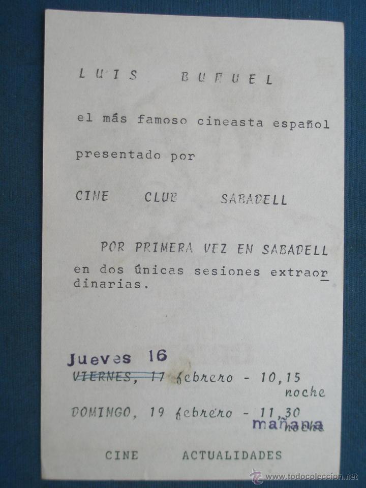 Cine: PROGRAMA DE MANO . ENSAYO DE UN CRIMEN , CON PUBLICIDAD . - Foto 2