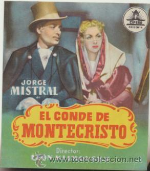 Cine: El Conde de Montecristo. Doble de Cifesa. - Foto 1