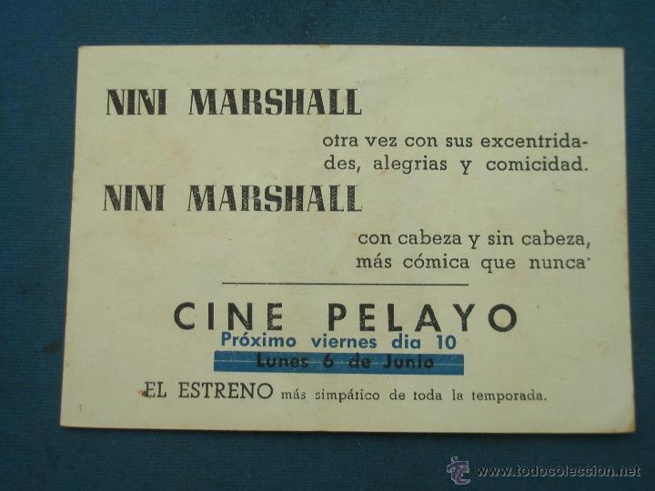 Cine: PROGRAMA DE MANO . UNA MUJER SIN CABEZA , CON PUBLICIDAD . - Foto 2