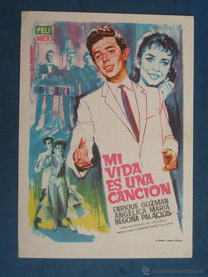 Cine: PROGRAMA DE MANO . MI VIDA ES UNA CANCI&Oacute;N . SIN PUBLICIDAD . - Foto 1