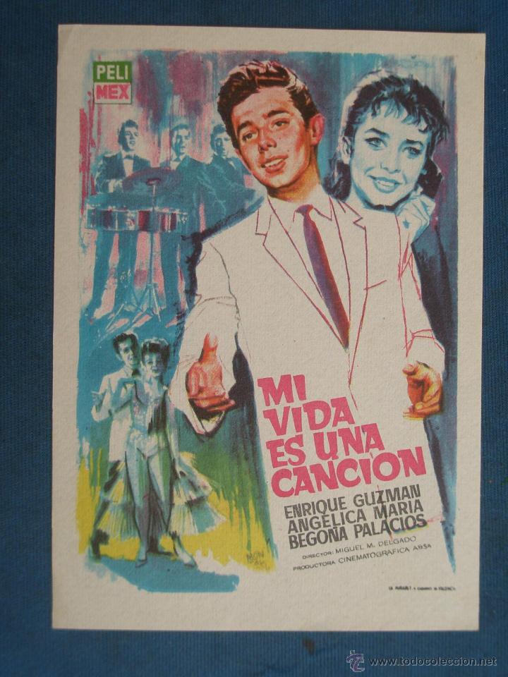 Cine: PROGRAMA DE MANO . MI VIDA ES UNA CANCI&Oacute;N . SIN PUBLICIDAD . - Foto 1