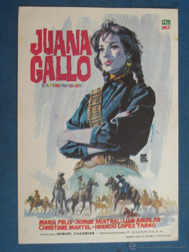Cine: PROGRAMA DE MANO . JUANA GALLO . SIN PUBLICIDAD . - Foto 1