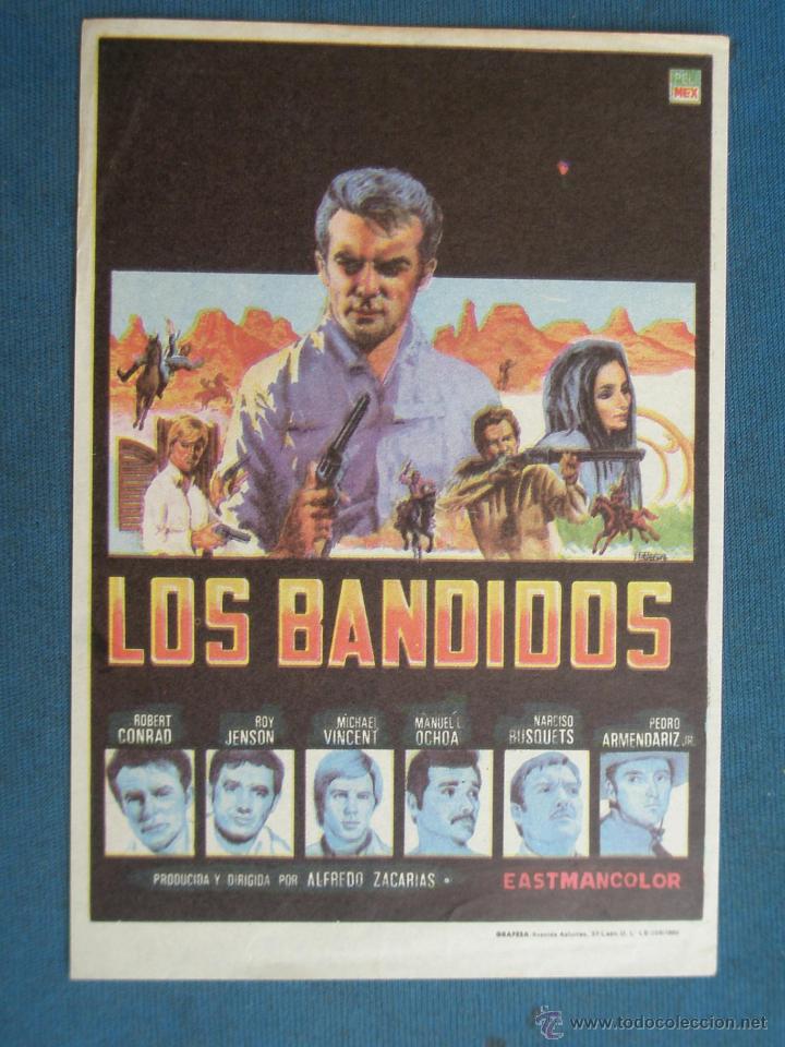Cine: Programa de Mano . Los Bandidos , Sin Publicidad . - Foto 1