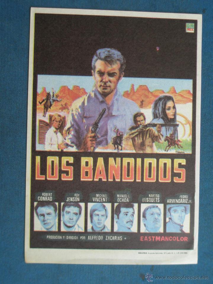 Cine: Programa de Mano . Los Bandidos , Sin Publicidad . - Foto 1