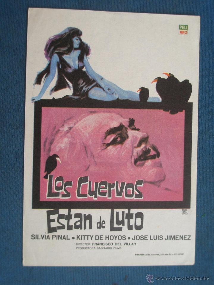 Cine: PROGRAMA DE MANO . LOS CUERVOS ESTAN DE LUTO . SIN PUBLICIDAD . - Foto 1