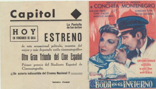 Cine: Boda en el Infierno.Doble de Capitol. - Foto 1