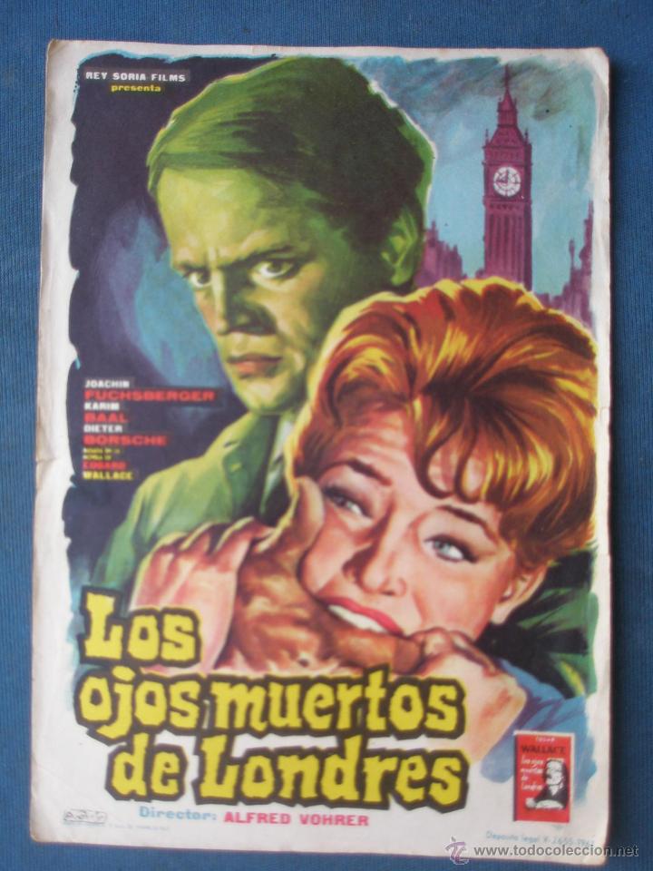 Cine: PROGRAMA DE MANO . LOS MUERTOS DE LONDRES. SIN PUBLICIDAD . - Foto 1