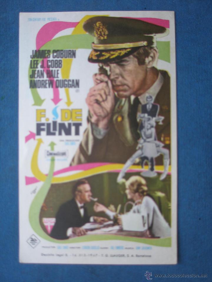 Cine: PROGRAMA DE MANO . F. DE FLINT . SIN PUBLICIDAD . - Foto 1