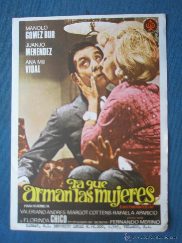 Cine: PROGRAMA DE MANO . LA QUE ARMAN LAS MUJERES . SIN PUBLICIDAD . - Foto 1