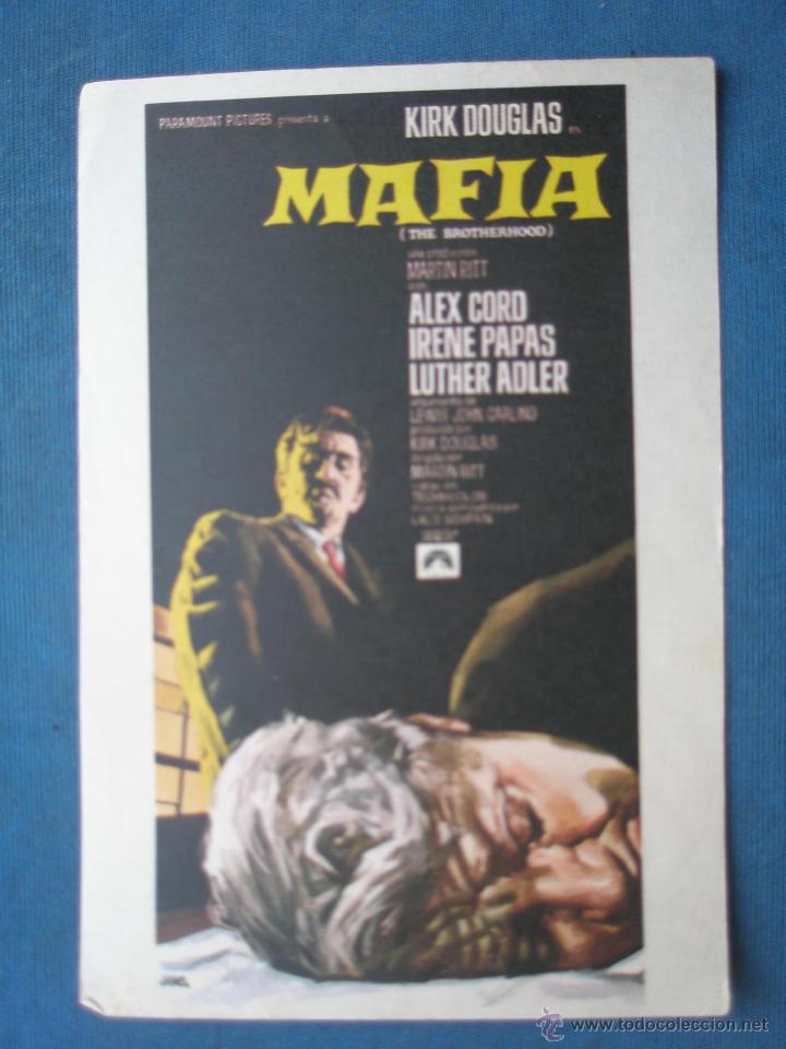 Cine: PROGRAMA DE MANO . MAFIA , SIN PUBLICIDAD . - Foto 1