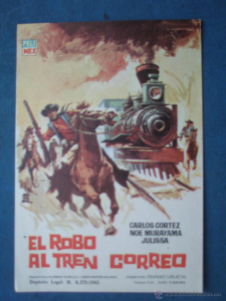 Cine: PROGRAMA DE MANO . EL ROBO AL TREN CORREO . SIN PUBLICIDAD . - Foto 1
