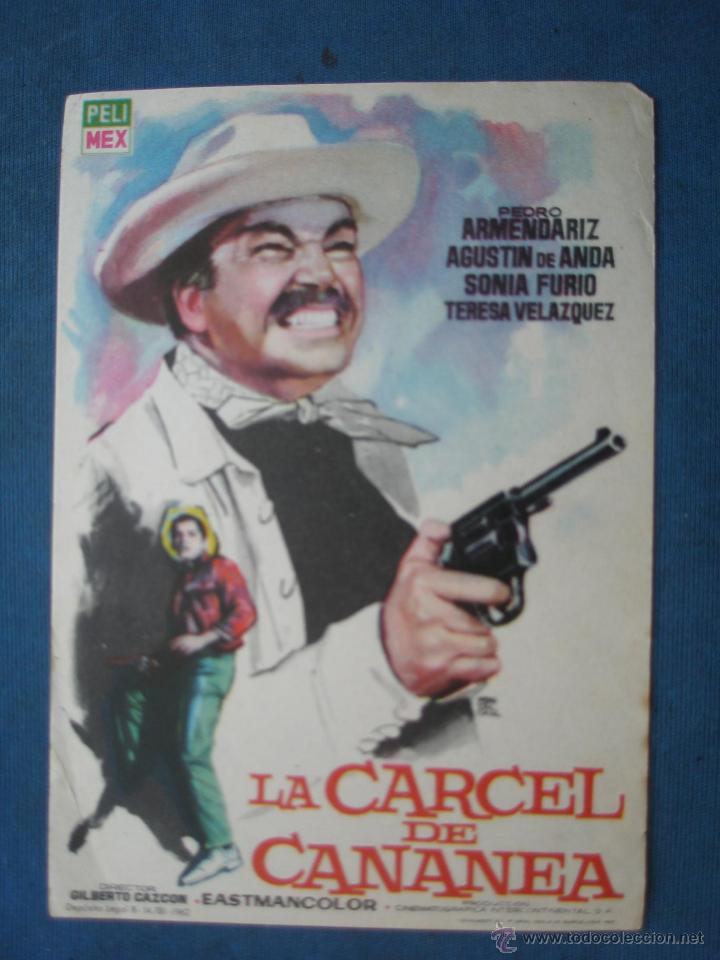 Cine: PROGRAMA DE MANO . LA CARCEL DE CANANEA . SIN PUBLICIDAD . - Foto 1