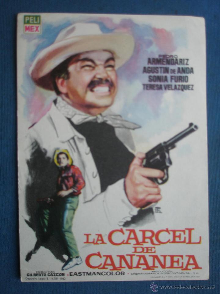 Cine: PROGRAMA DE MANO . LA CARCEL DE CANANEA . SIN PUBLICIDAD . - Foto 1
