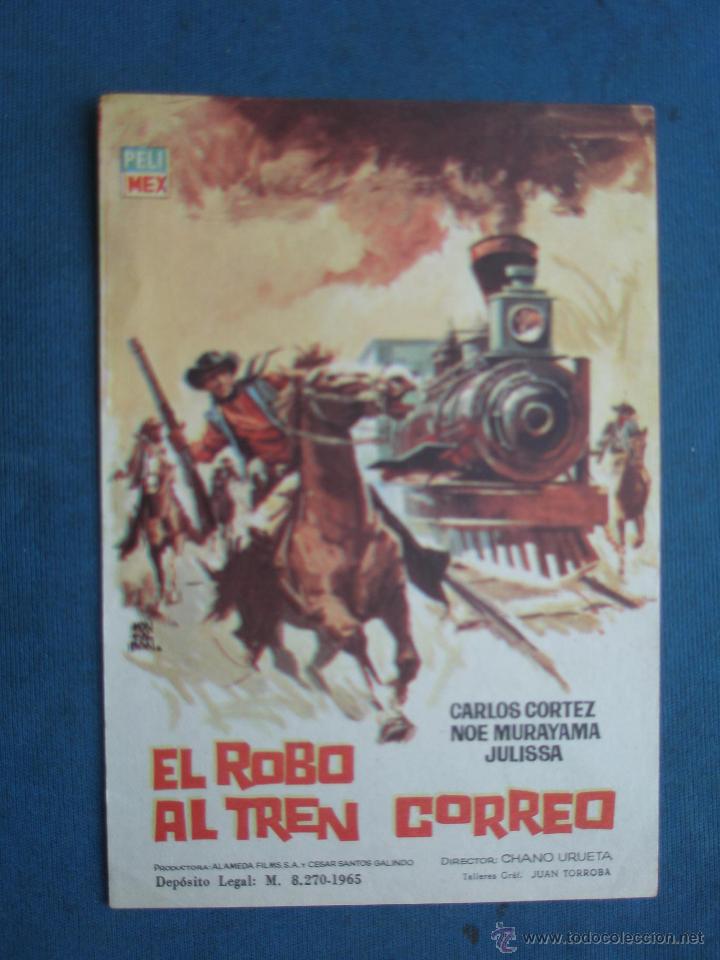 Cine: PROGRAMA DE MANO . EL ROBO AL TREN CORREO . SIN PUBLICIDAD . - Foto 1