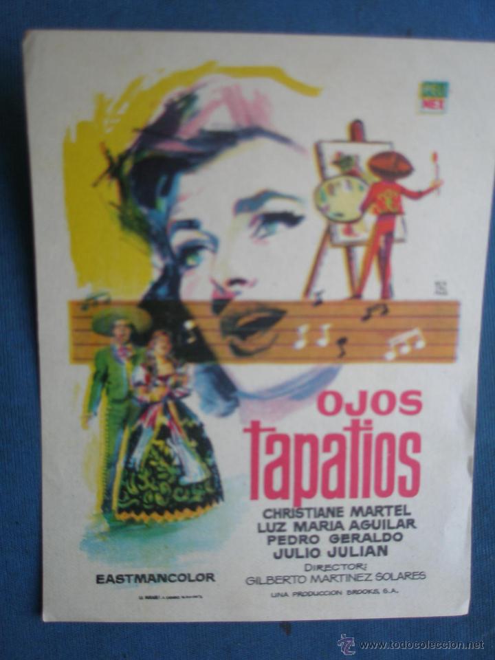 Cine: Programa de Mano . OJOS TAPATIOS. Sin Publicidad . - Foto 1