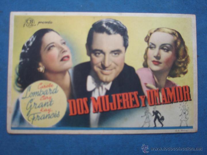 Cine: PROGRAMA DE MANO . DOS MUJERES Y UN AMOR . SIN PUBLICIDAD . - Foto 1