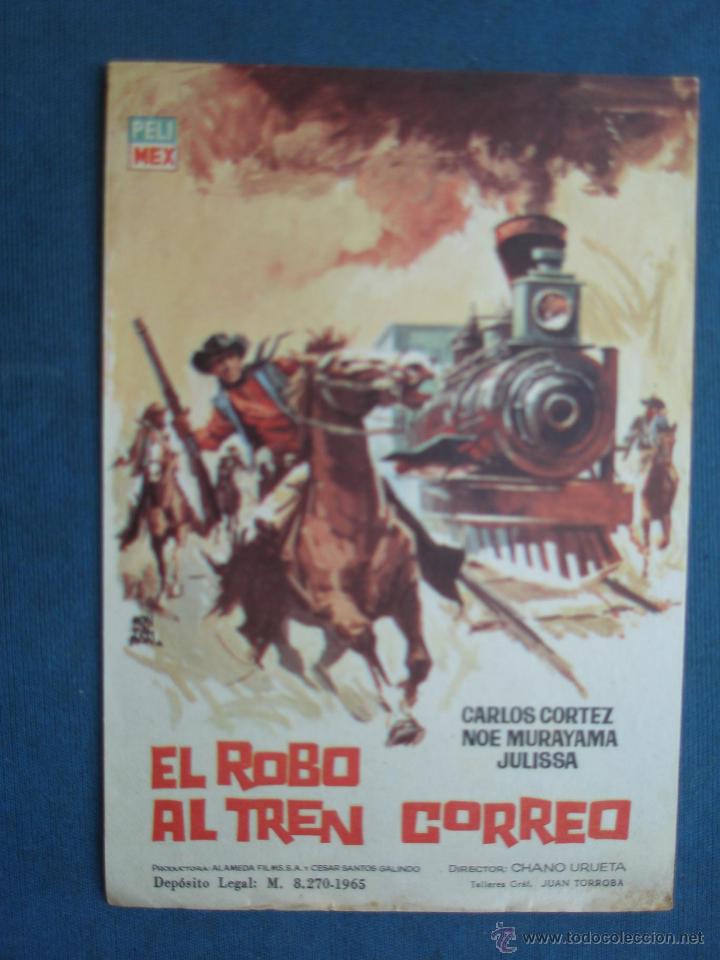 Cine: PROGRAMA DE MANO . EL ROBO AL TREN CORREO . SIN PUBLICIDAD . - Foto 1