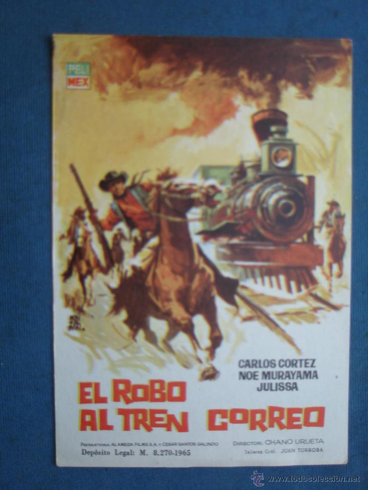 Cine: PROGRAMA DE MANO . EL ROBO AL TREN CORREO . SIN PUBLICIDAD . - Foto 1