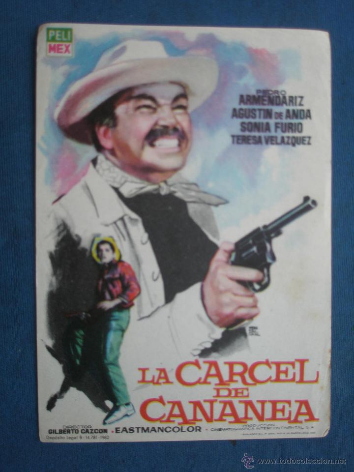 Cine: PROGRAMA DE MANO . LA CARCEL DE CANANEA . SIN PUBLICIDAD . - Foto 1