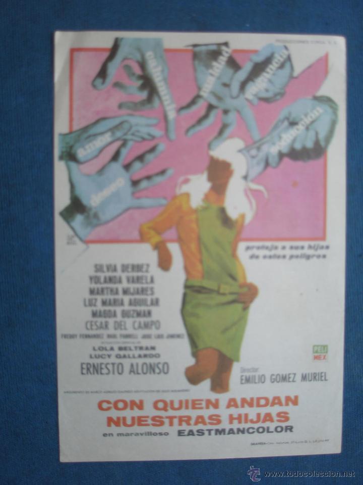 Cine: PROGRAMA DE MANO . CON QUIEN ANDAN NUESTRAS HIJAS . SIN PUBLICIDAD . - Foto 1