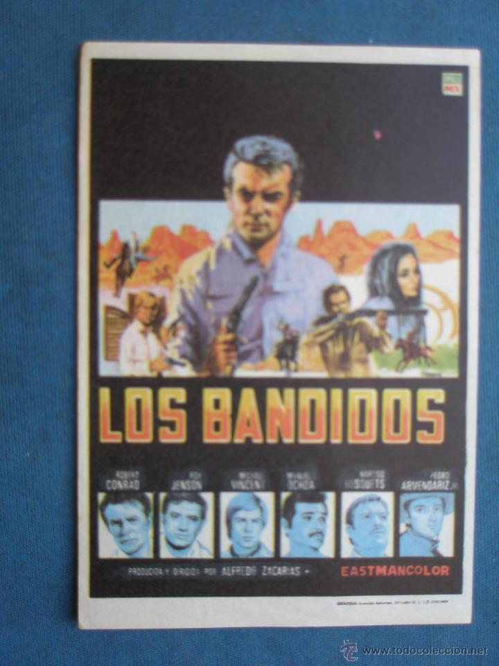 Cine: PROGRAMA DE MANO . LOS BANDIDOS . SIN PUBLICIDAD . - Foto 1