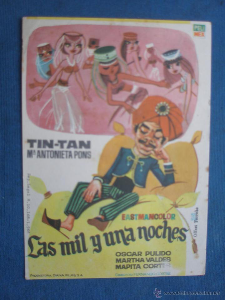 Cine: PROGRAMA CINE . LAS MIL Y UNA NOCHES , SIN PUBLICIDAD . - Foto 1