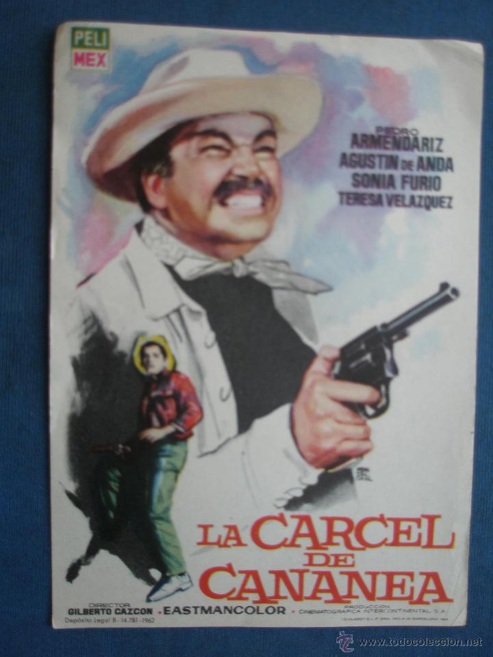 Cine: PROGRAMA DE MANO . LA CARCEL DE CANANEA . SIN PUBLICIDAD . - Foto 1