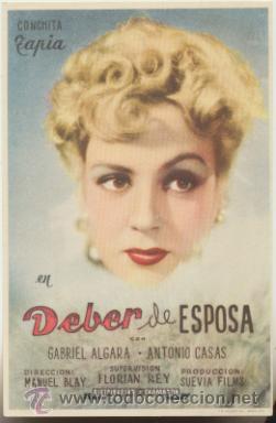 Cine: Deber de Esposa. Sencillo de Chamart&iacute;n. - Foto 1