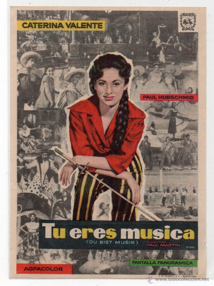 Cine: TU ERES MUSICA .- CINE COLISEUM DE TARRAGONA - Foto 1
