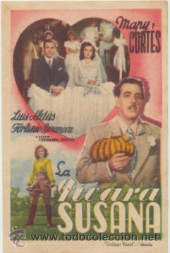 Cine: La P&iacute;cara susana. Programa sencillo. - Foto 1