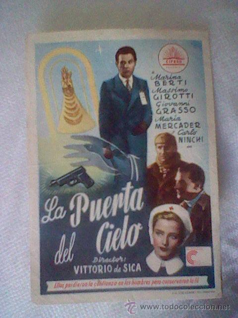 folleto mano La puerta cielo 