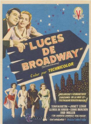 Cine: Luces de Broadway. Sencillo de Victory Films. - Foto 1
