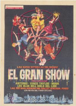 Cine: El Gran Show. Sencillo de Hispamex.  &iexcl;IMPECABLE! - Foto 1