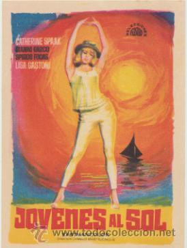 Cine: Jovenes al sol. Sencillo de Fuster. - Foto 1