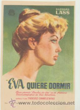 Cine: Eva quiere dormir. Sencillo de Iris Films. - Foto 1
