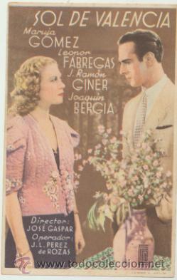Cine: Sol de Valencia. Sencillo de El&iacute;as. - Foto 1