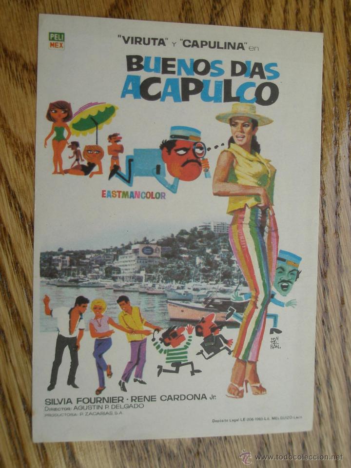 Cine: PROGRAMA DE MANO . BUENOS DIAS ACAPULCO . SIN PUBLICIDAD . - Foto 1