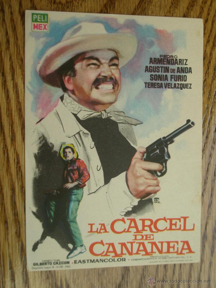 Cine: PROGRAMA DE MANO . LA CARCEL DE CANANEA . SIN PUBLICIDAD . - Foto 1
