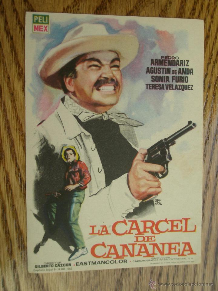 Cine: PROGRAMA DE MANO . LA CARCEL DE CANANEA . SIN PUBLICIDAD . - Foto 1