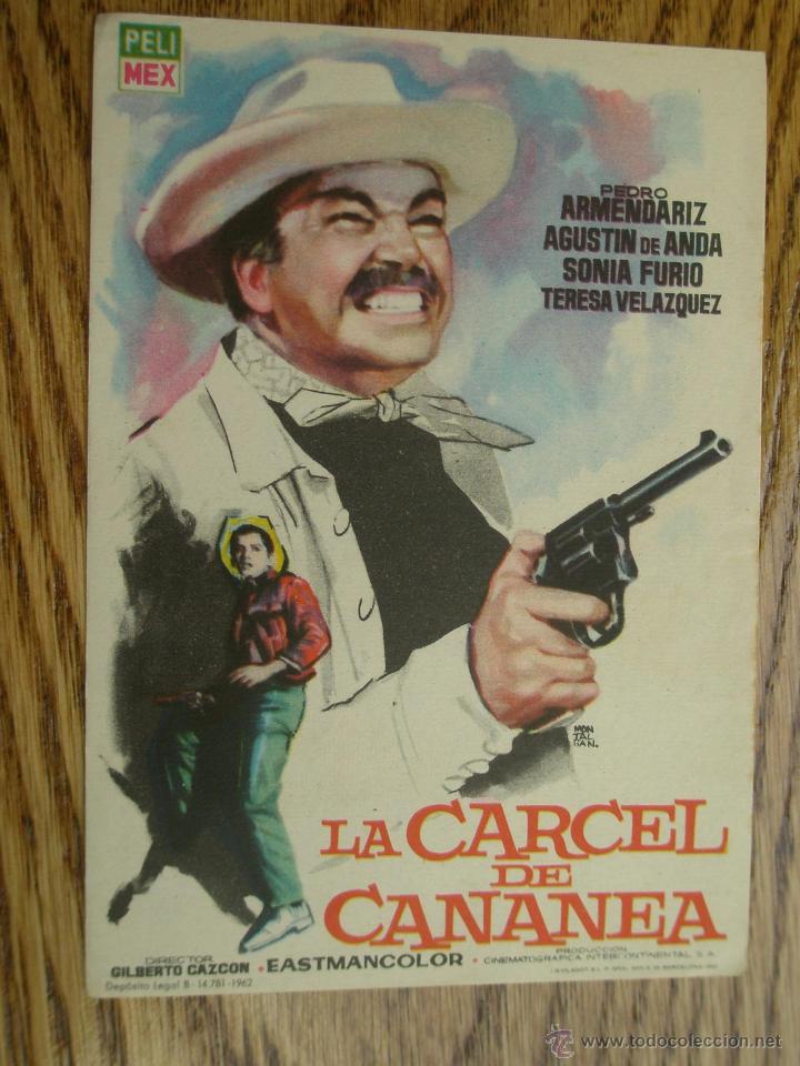 Cine: PROGRAMA DE MANO . LA CARCEL DE CANANEA . SIN PUBLICIDAD . - Foto 1