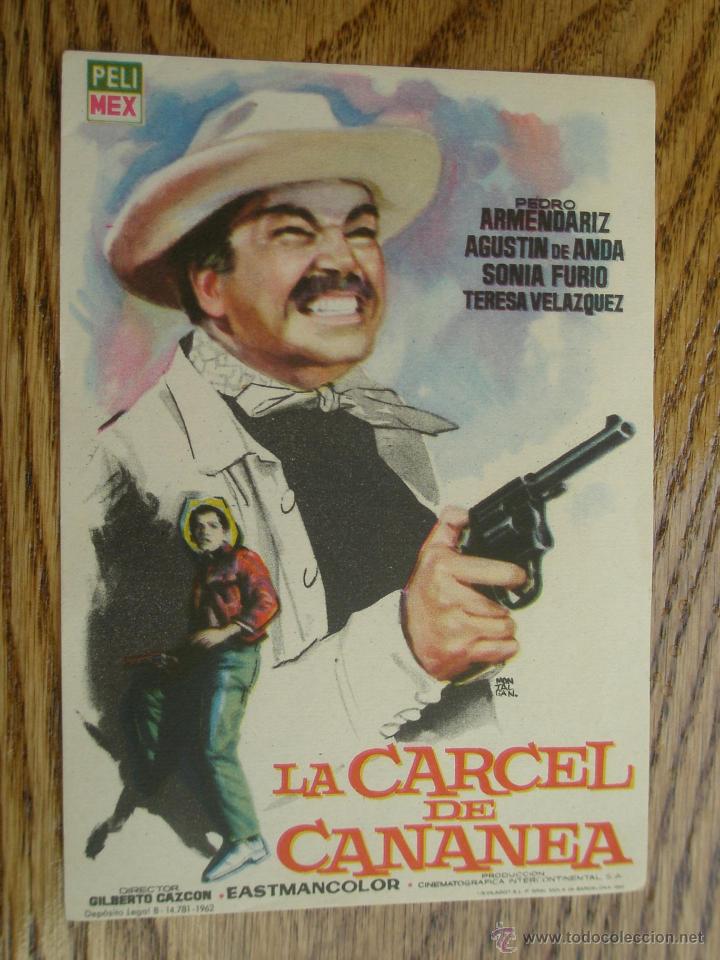 Cine: PROGRAMA DE MANO . LA CARCEL DE CANANEA . SIN PUBLICIDAD . - Foto 1