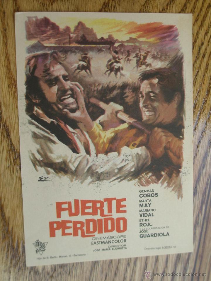 Cine: Programa de Mano . FUERTE PERDIDO , Sin Publicidad . - Foto 1