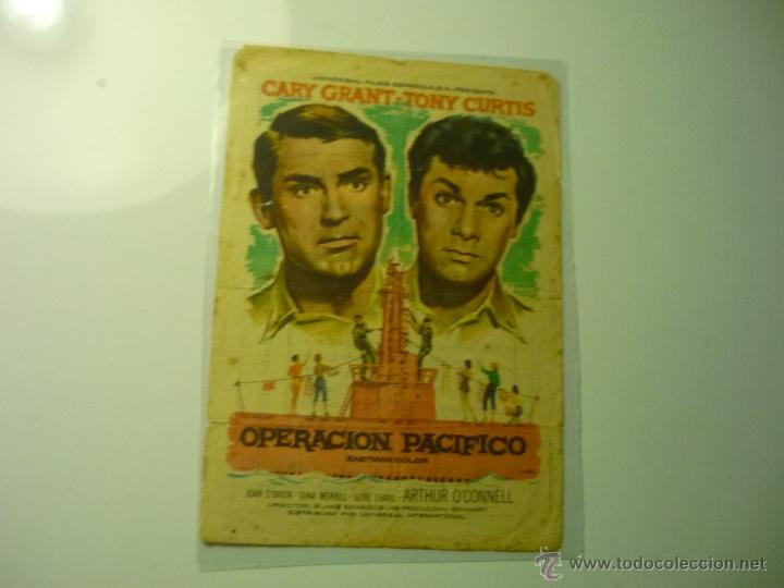 Cine: PROGRAMA OPERACION PACIFICO . CARY GRANT.- PUBLICIDAD - Foto 1