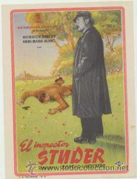 Cine: El Inspector Studer. Sencillo de Ballesteros. - Foto 1