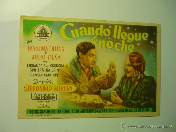 Cine: programa cuando llegue la noche.--julio pe&ntilde;a - Foto 1