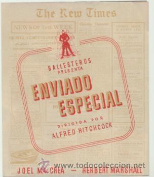 Cine: Enviado Especial. Doble de Ballesteros. - Foto 1