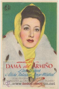 Cine: La Dama del Armi&ntilde;o. Sencillo de Suevia. &iexcl;IMPECABLE! - Foto 1