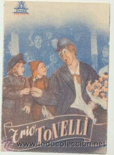 Cine: Tr&iacute;o Tonelli. Doble de Cifesa. - Foto 1