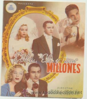 Cine: Ella,&eacute;l y sus Millones. Doble de Cifesa. - Foto 1