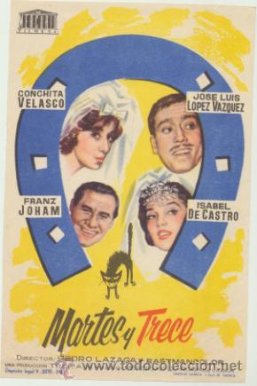 Cine: Martes y Trece. Sencillo de Mercurio. - Foto 1